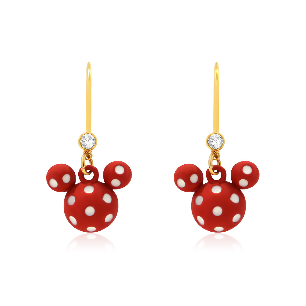 Red Disney Vacation Drop Earrings Wholesale